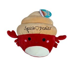 ☆ NWT 8” Indie the Hermit Crab Squishmalllow ☆